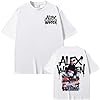 GEPLUM Alex Warren Tour Tshirt Men Women 2D Printed Short Sleeve Hip Hop Loose Harajuku Top Round Neck Tshirt XXS-4XL-Black||xx_s #4
