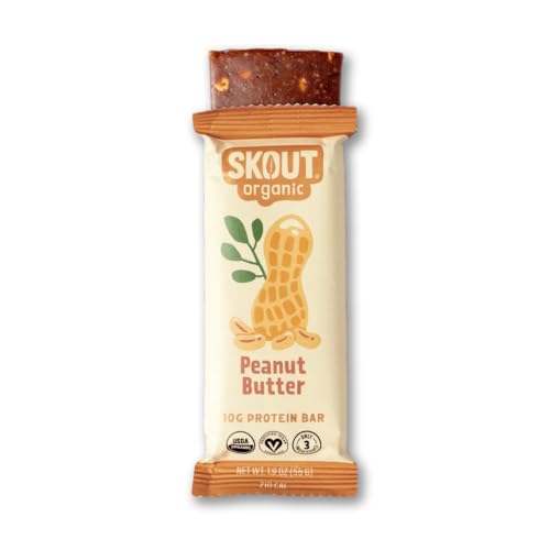 Skout Organic Barras Proteicas Plant-Based Mantequilla Maní 12 Pack miniatura 3