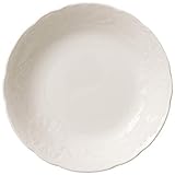 villeroy & boch rose cottage tortenheber  Villeroy & Boch Rose Sauvage Blanche BOL flach 6 Stück Nr. 1042342700 und 4er Set EKM Living Edelstahl Strohhalme