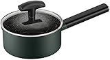 Ollas, calentador de mantequilla, calentador de leche, olla de leche, olla de leche doméstica, olla de inducción, olla de salsa esmaltada, suplemento de calefacción/verde/16 x 7,2 x 32 cm, verde-16 x