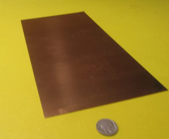 510 Phosphorus Bronze Shim .025inch Thick x 6.0inch Width x 12inch Length (MS-572-21-12)