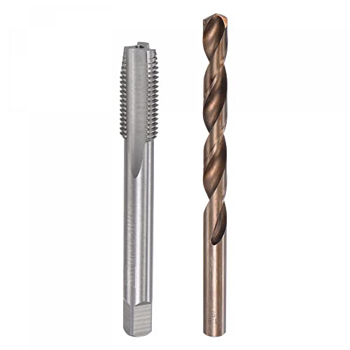 Taraud à goujure droite M10 et foret hélicoïdal 8,8mm au cobalt M35