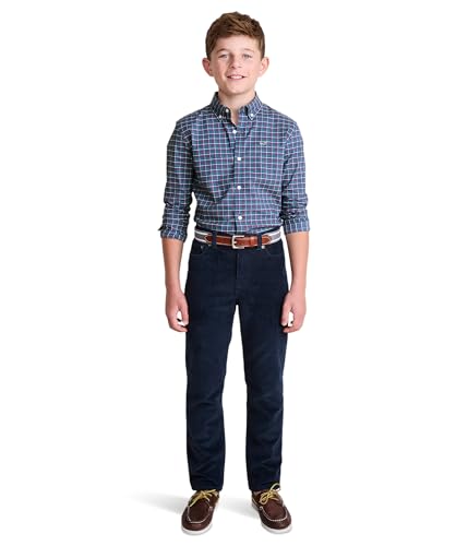 Image of Vineyard Vines Boys' Wauwinet Performance Cotton Shirt (Toddler /Little Kid /Big Kid)