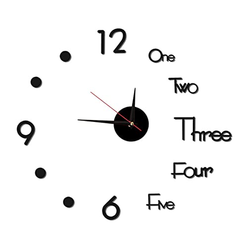フレームレス 壁掛け時計 ミラーウォールステッカー クリエイティブ 壁掛け時計 取り外し可能ローマ数字 秒針の音なし リビングルーム ベッドルーム ダイニングルーム キッチン オフィス 暖炉 ホール 装飾 静粛