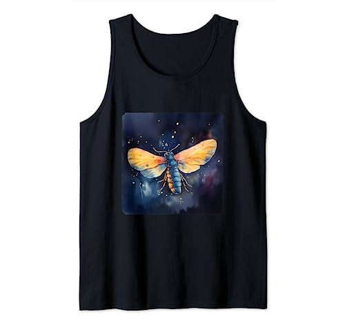 Firefly, Tail, Firefly Illuminating At Night, Insect, Light Tank Top