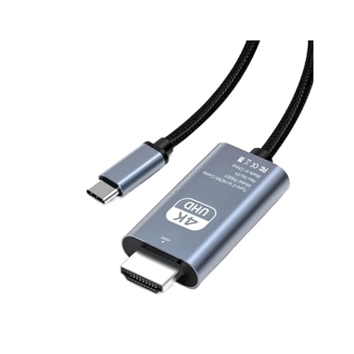 4K@30Hz/60Hz USB-C - HDMI �P�[�u�� (2M/6.6FT) - IPhone 15/MacBook Pro/Air/iPad/Samsung �ƌ݊���������AHD TV/���b�v�g�b�v�ɑΉ�(2m 4K 60Hz)