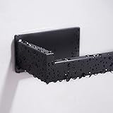 Aikzik Toilet Roll Holder - No Drilling, Premium 304 Stainless Steel Toilet Paper Holder Self Adhesive for Bathroom & Kitchen, Strong Adhesiveness and Waterproof, Black - Image 4