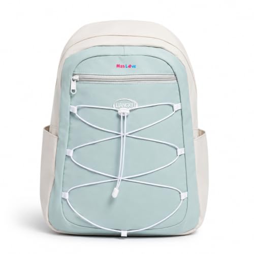 Image of Cute Kawaii Plush Display Backpack for Girls - Multi-Pocket School Bag with Transparent Window, Adjustable Straps, Aesthetic Bookbag for Teens & Students
