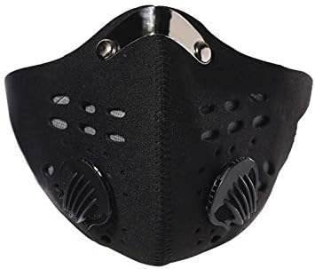 ROXX Outdoor Cycling Neoprene Mask with Changeable Filter, Unisex Anti Pollen Allergens PM2.5 Filters Dust Includes Filter