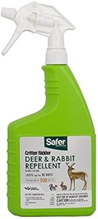 Safer Ready-to-Use Brand 5981 Critter Ridder Deer & Rabbit Repellent RTU – 32 oz