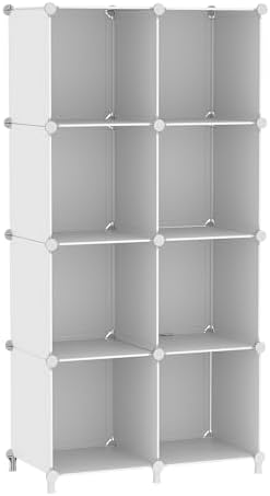 AWTATOS 8 Cube Storage Organizer, Closet Organizer Storage Shelf,...