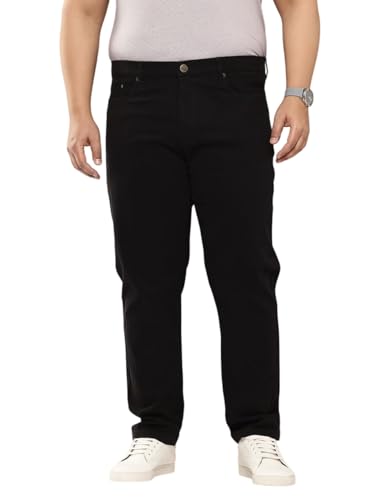 Image of Thomas Scott Men's | Smart | Plus Size | Regular Fit | 100% Cotton | Solid | 5 Pockets | Woven | Chinos | Trouser