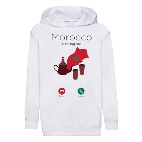 Morocco is Calling Me sweat enfant idéal pour l'école et les sorties en famille