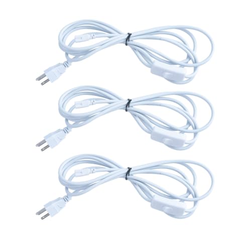 5�t�B�[�g�R�l�N�^�[�d���R�[�h3�{�B1.5m LED�`���[�u�d�������R�[�h �I��/�I�t�X�C�b�`�t�� US �v���O LED T5 T8�p �����^LED���C�g�����P�[�u�����C���[�B