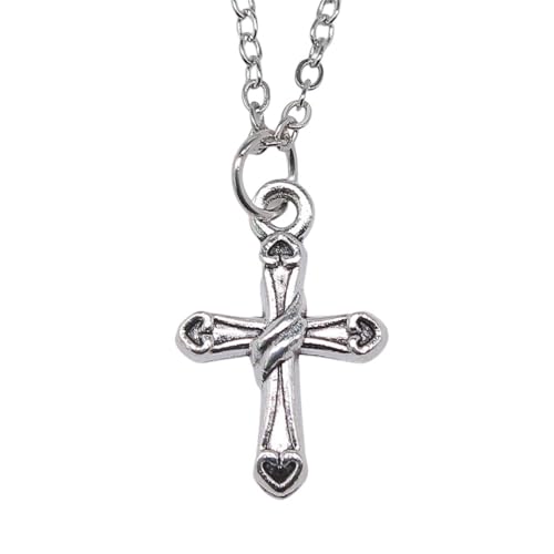 Collar de cruz para niñas el regalo tradicional para bautizos y cumpleaños