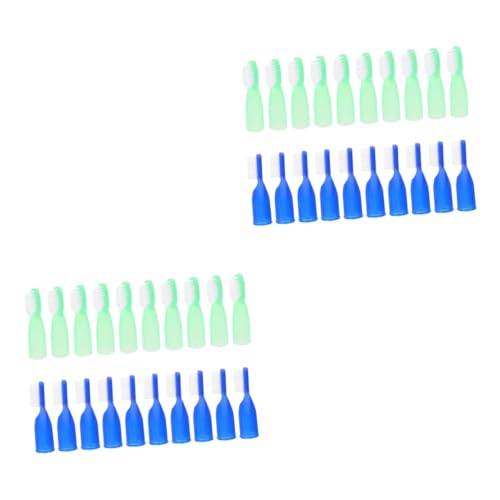 HAPINARY 40 Cepillos De Dientes Anti-Autolesión, Suaves, Para Adultos, Pequeños, Portátiles, Mini, Para Prisión.