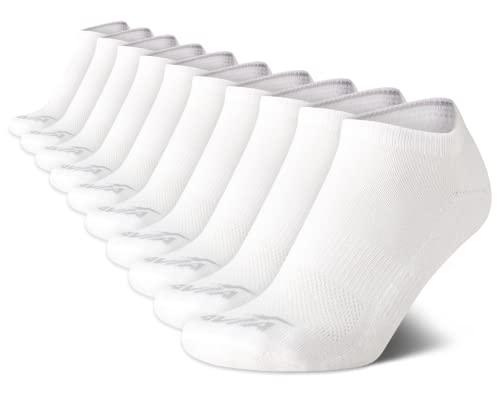 Image of Avia Women's Athletic Low Cut Socks - 10 Pack Performance Stretch Cushioned Ankle Socks for Running and Workout (4-12)
