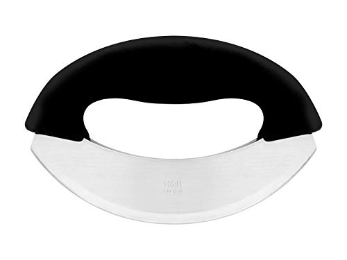 Miniatura 3 de H H Cuchillo Hoja Doble Media Luna, Acero Inoxidable