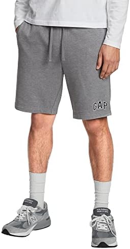 GAP Men's Logo Fleece Shorts, Heather Grey, X-Small : Amazon.sg: Fashion