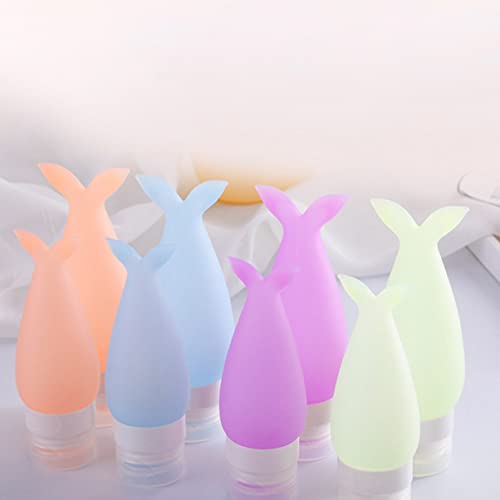 Zerodeko Chuveiro Leve Ao Ar Livre Rosa para Viagem Em Forma de Silicone - Recipiente Recarregável d