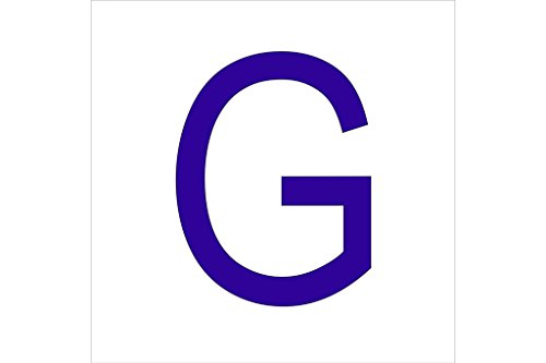 Cofan 1 G Letra En Glasspack Adhesivo, 0 W, 0 V, Blanco, Talla Única