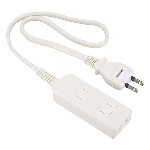 オーム電機 電源タップ ホコリシャッター いたずら感電防止対策 フリープラグ 安全タップ 3個口 0.5m ホワイト HS-T305SFW-22 00-1620 OHM