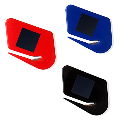 Magnetic Letter Openers Envelope,3 Pack,Envelope Opener Slitter,Mail Openers Blade with