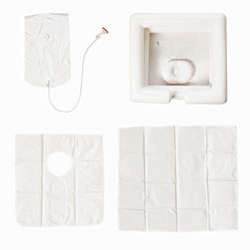 Inflatable Shampoo Bowl With Overhead Shower And Water Bag 4 Gallons (30Lbs), Portable Shampoo Basin For Bedside For Elderly, Disabled, Pregnant, Injured, Bedridden, Handicapped, Wash Hair In Bed #TOP6
