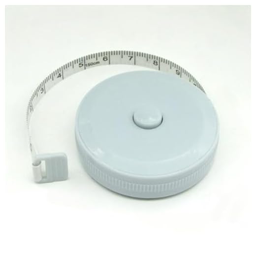 Retractable Tape Measure 60-Inch 1.5 Meter, Dual Scale Body Measuring Tape for Weight Loss, Sewing & Craft, Small Push Button, Fabric Tailor Cloth Knitting Tool