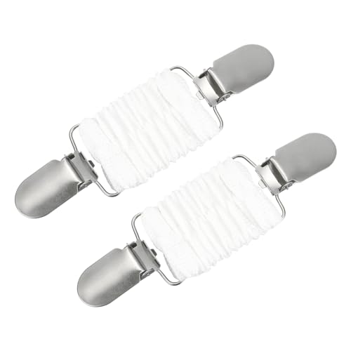 Image of uxcell Dress Cinch Clips, Sweater Clips, Shawl Cardigan Collar Clips Scarf Clip Tightener Dress Back Cinch Clip