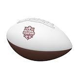 Logo Brands NCAA Indiana Hoosiers National Champions Official Size Autograph Football - College Football Playoff Champs Logo, Great Display Collectible for Fans & Alumni