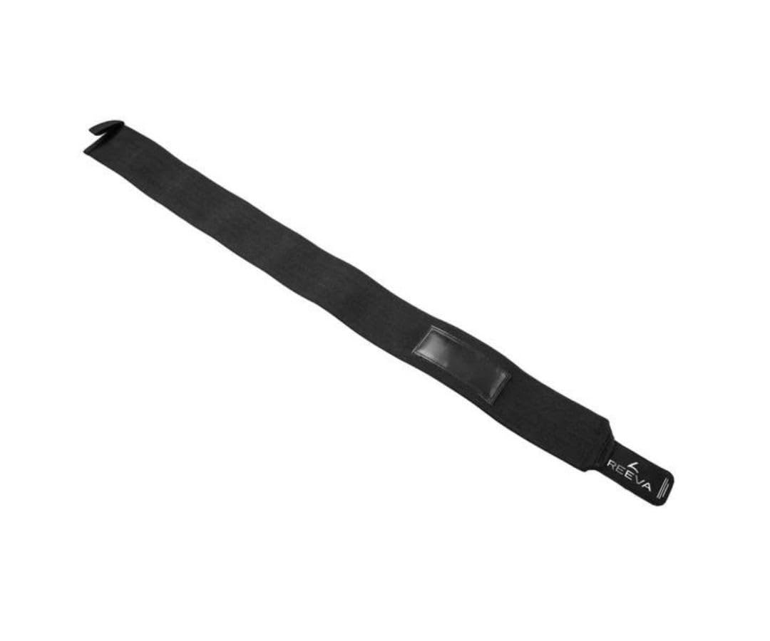 reeva Fasce per Polso Powerlifting, 90 cm, Wrist Wrap Unisex-Adulto, Nero, M