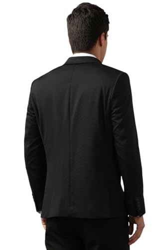 Image of Peter England Men's Neo Slim Knit Textured Blazer