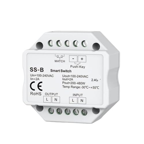 Interruptor de empuje inteligente SS-B 1.5A regulador CA 100-240V