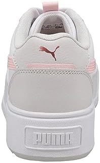 PUMA Women's Karmen Rebelle Lace Up Platform Sneaker Wht/Pink 8 Medium US | Image 2