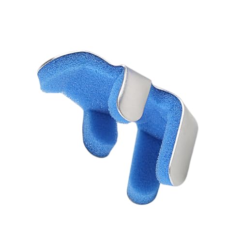 Abaodam 1Pc Finger Support Brace Flexible Aluminum Alloy Finger Sleeve with Sponge Padding for Comfort and Protection for Injury Prevention and Joint Support