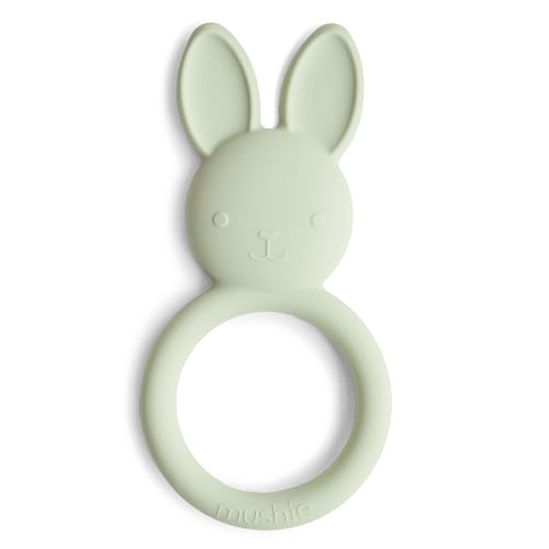 mushie Silicone Baby Teether Toy | Bunny