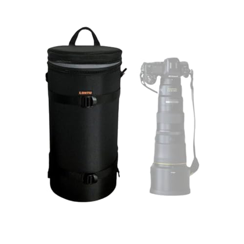 LONTU �J���������Y�o���� �y�ʖh���E�ϖ��� �ʋC���E����~�ߋ@�\ 200-600�ENikon Z180-600/Z600�ESigma/Fujifilm 150-600 +�{�f�B�Ή� ���@�\�����Y�P�[�X �V�����_�[/�����b�N���p ���ϋv�����Y�|�[�` ��