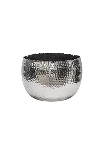 Maceta Ivyline de hierro acero negro de 19cm para interiorismo 7