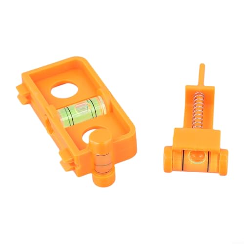Kit livella per arco con livella a freccia per accordatura e montaggio precisi, set da 2 pezzi con funzione di livello, design compatto per composto (arancione)