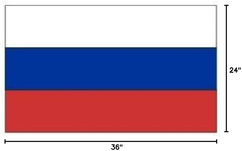Russian Federation 2ft x 3ft Nylon Flag - Outdoor