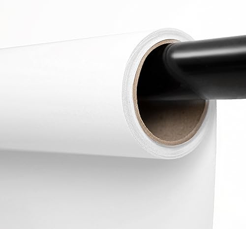 Kate Paper Backdrops for Photography Seamless Photo Background Paper (105''x32.8' Arctic White)