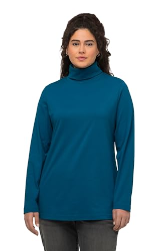 Ulla Popken Shirtrolli Basic, Camiseta Cuello Alto para Mujer, Blanco (Natur), 46-48