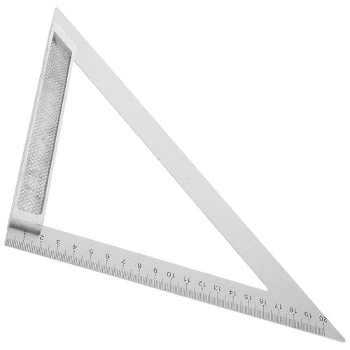 Regla Triangular de Aluminio 200mm Profesional miniatura 1