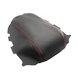 DBMNJKG Organizer for die Mittelkonsole, kompatibel mit Infiniti G37 (2010–2014), inklusive Ablagefach for die Armlehne, Lederausstattung, Deckel for die Mittelkonsole(Black-red)