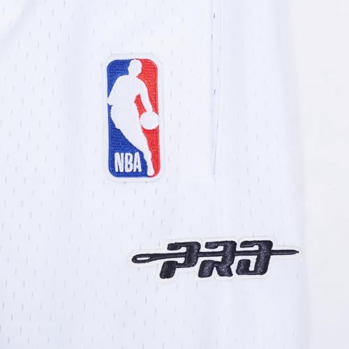 Pantalones Cortos Pro Standard NBA Souvenir M en Talla XL para Hombre de Malla en Blanco y Verde 6