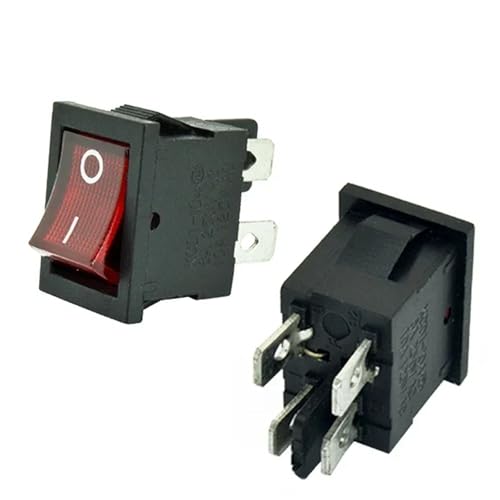 Interruptor KCD1-104 15x21mm para reparar aparatos eléctricos