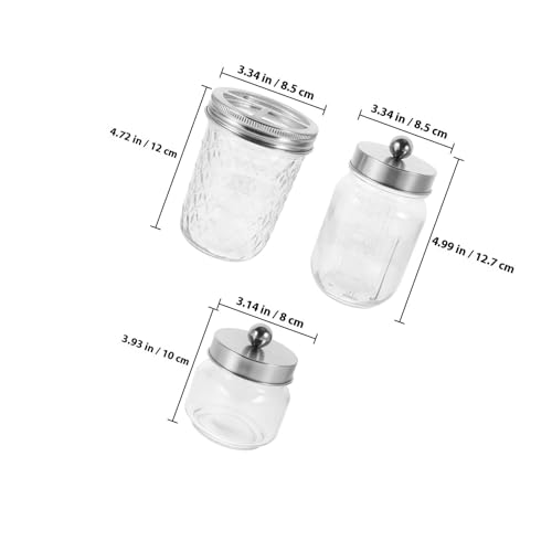 Dispensador de jabón de vidrio y acero inoxidable para baño y hogar 3