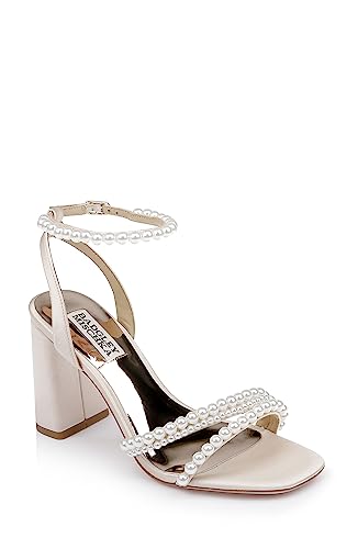 Image of Badgley Mischka Women's Feisty Pearl Block Heel