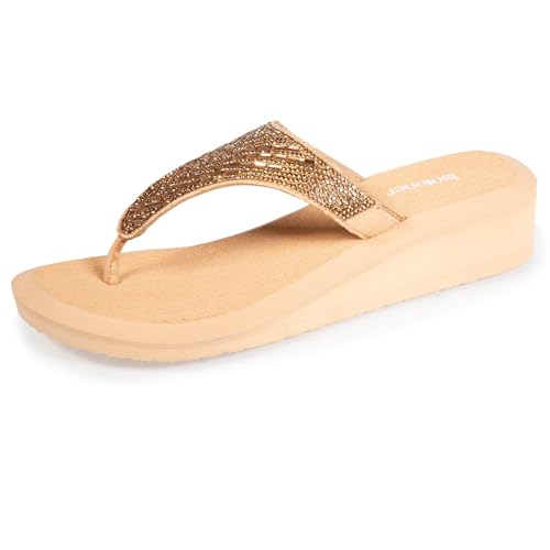 Tongs femme à talon Isotoner pour soulager les pieds sensibles avec leurs tiges larges